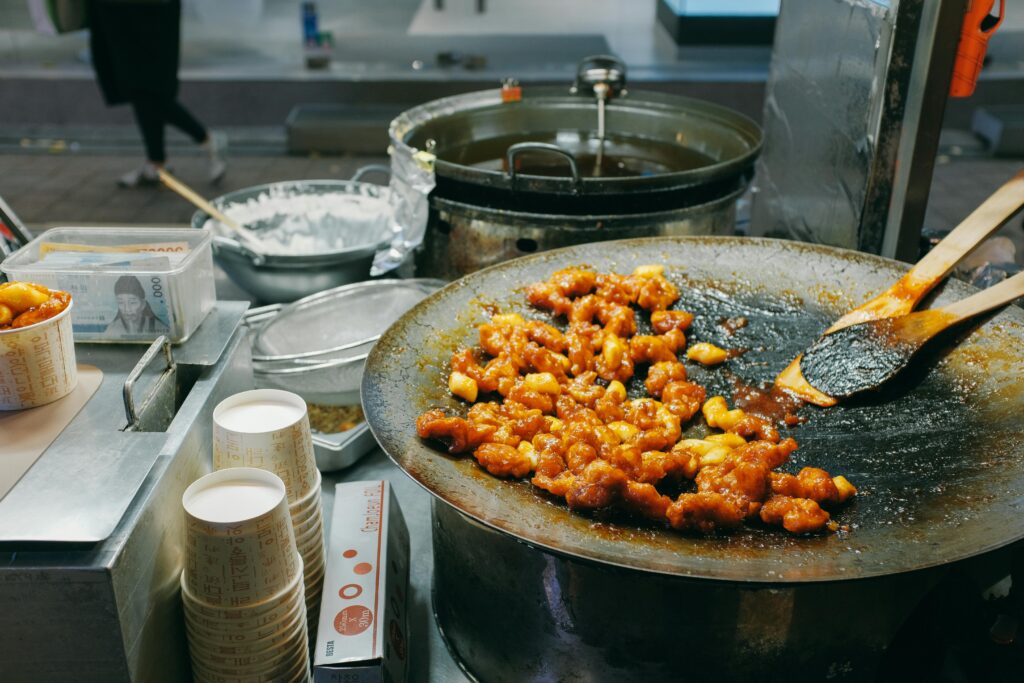 gobi manchurian street food in Vijayawada 