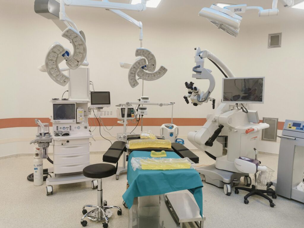 ICU care unit in hospital